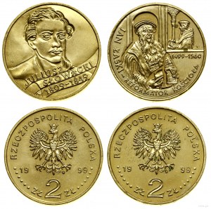 Poľsko, sada 2 x 2 zlaté, 1999, Varšava