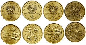 Polonia, Lotto 4 x 2 zloty, 2000, Varsavia