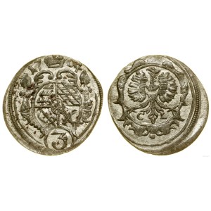 Śląsk, greszel (3 fenigi), 1704 CVL, Oleśnica