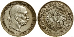 Autriche, 5 couronnes, 1900, Vienne