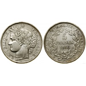 Frankreich, 5 Francs, 1850 A, Paris