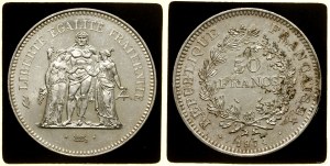 Francia, 50 franchi, 1974, Pessac