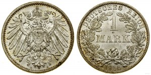Německé císařství, 1 marka, 1914 A, Berlín