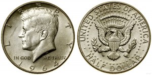 United States of America (USA), 1/2 dollar, 1964, Philadelphia