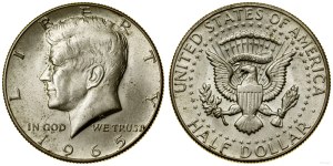 United States of America (USA), 1/2 dollar, 1965, Philadelphia