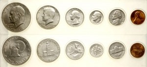 United States of America (USA), set of 6 coins, 1976, Philadelphia