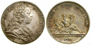 France, commemorative token, 1728
