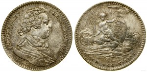 France, commemorative token, 1736