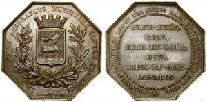 Francie, pamětní žeton, 1847