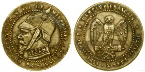 Francúzsko, satirická medaila, 1870