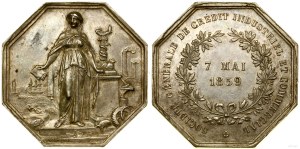 Francja, żeton pamiątkowy, 1859