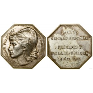 France, jeton commémoratif, 1974