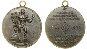 Německo, pamětní medailon, 1937
