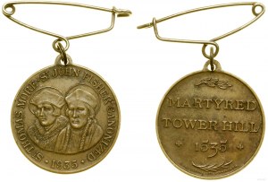 United Kingdom, religious medal, 1935, Birmingham