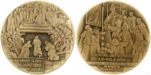 Polen, Medaille aus der Serie Jasna Gora - Das Gelübde des Jan Kazimierz, Częstochowa