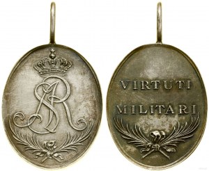 Poľsko, strieborná medaila Virtuti Militari (neskoršia poprava)