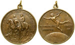 Polonia, medaglia celebrativa del 500° anniversario della battaglia di Grunwald, 1910