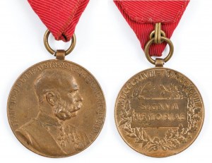 Jubilejná pamätná medaila pre ozbrojené sily a vojenskú políciu, Rakúsko-Uhorsko, 1898