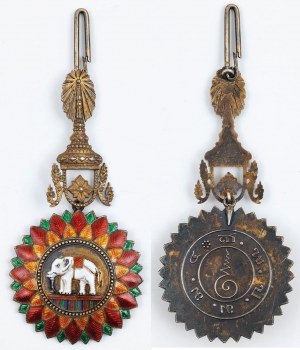 ORDER OF THE WHITE ELON 3rd class, Siam 1873-1941