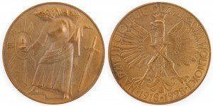 Medaille zum zehnten Jahrestag der Wiedererlangung der Freiheit, Staatliche Münze, 1928