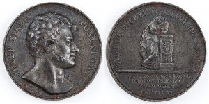 MEDAL IN MEMORY OF THE DEATH OF JÓZEF PONIATOWSKI, Bialogon Steelworks, 1813
