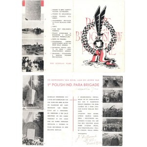 ŻYCZENIE Z OKAZJI ŚWIAT BOŻEGO NARODZENIA OD MIESZKAŃCÓW DRIEL DLA 1 SAMODZIELNEJ BRYGADY SPADOCHRONOWEJ, 1947