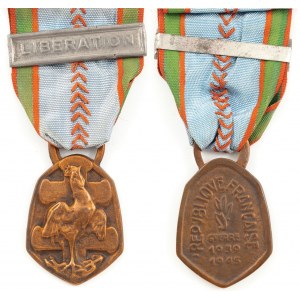FRANCUSKI MEDAL PAMIĄTKOWY WOJNY 1939-1945