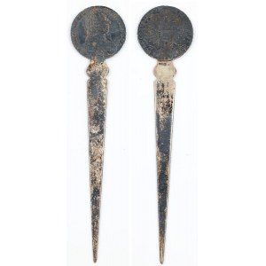 PAPER KNIFE WITH MARIA TERESA TALAR, Austria, Vienna, Alexander Sturm, after 1922