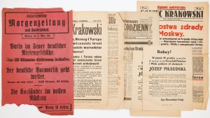 SEVEN HISTORIC NEWSPAPERS