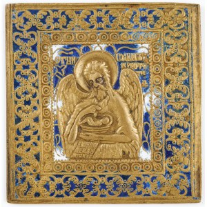 TRAVELING ICCON, St. John the Baptist - Angel of the Desert, Russia, 19th century.