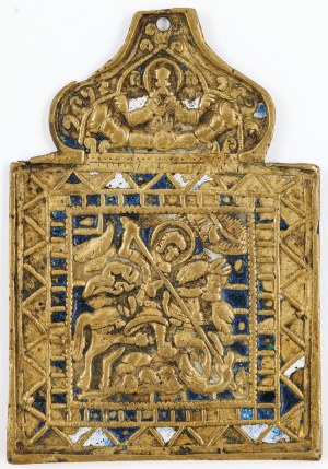 TRAVELING ICCON, HOLY JERSEY, Russia, 19th century.