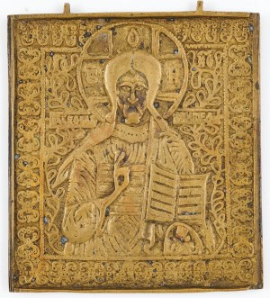 CESTUJÍCÍ MIKULÁŠ, KRISTUS PANTOKRATOR, Rusko, 19. století.