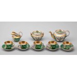 PORCELAN SERVER, Russia, St. Petersburg, K. Vinogradov, ca. 1860, Porcelain, enamel paints, gilding