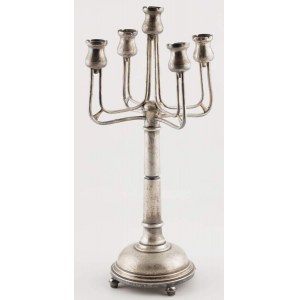 KANDELABR PIĘCIOPŁOMIENNY W STYLU ART DECO, Polska, Kraków, 1921-31