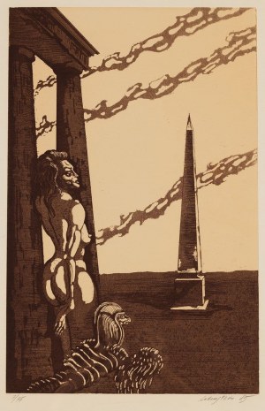 Jan LEBENSTEIN, DONNA CON LE PANNE, 1985