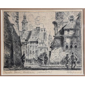 Dariusz Wąsowicz (1910-1973), Rynek Starej Warszawy, ok. 1935