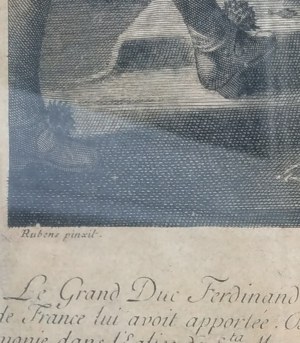 Antoine Trouvain (1652 - 1708) according to Rubens, Le Mariage de la Reine (The Vow of the Queen).