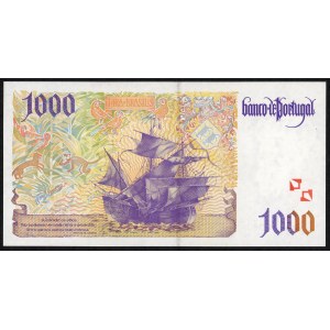 PORTUGAL - 1.000 Escudos 1998 - Unterschrift des Designers Czeslaw Slania