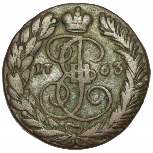 RUSSIA - 2 kopecks 1765 - Catherine II