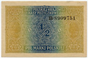 1/2 poľskej značky 1916 - všeobecná séria B