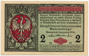 2 marki polskie 1916 - Generał - seria B