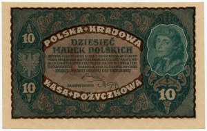 10 Polish marks 1919 - II Serja CG