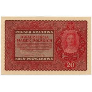 20 marks polonais 1919 - II Série AX