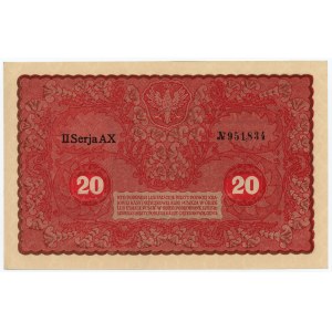 20 marks polonais 1919 - II Série AX