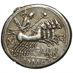 ROME - denarius (121) - Carbo
