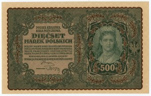 500 Polish Marks 1919 - 1st Series BT