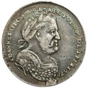 Ján III Sobieski - Korunovačná medaila 1676 - Ex WCN Auction 26