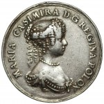 Medal koronacyjny nieznanego autora 1676 - Ex 27 aukcja WCN