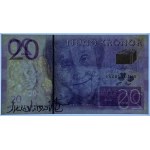 SWEDEN - 20 crowns - autographed by Piotr Naszarkowski