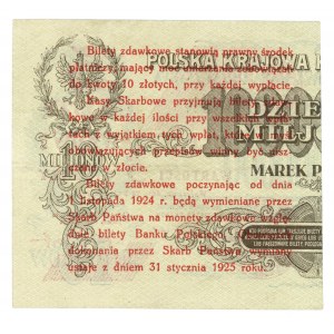 5 groszy 1924 - Bilet zdawkowy - prawa połowa